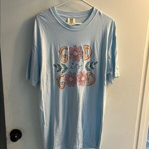 Comfort Colors Sky Blue Tee